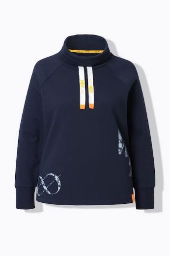 Moda za polnejše Majica dugih rukava s ovratnikom plus velikost, xxl, Ulla Popken in Johann Popken (JP1880)