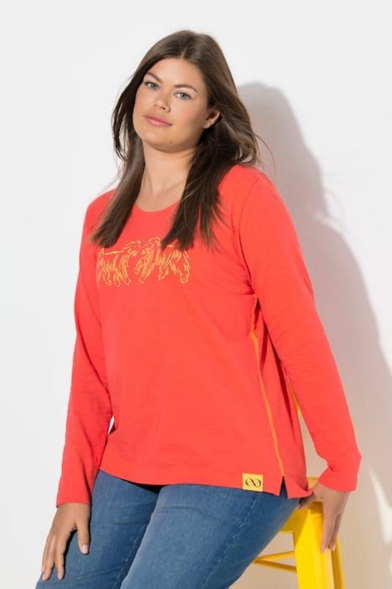 Moda za polnejše Majica dugih rukava plus velikost, xxl, Ulla Popken in Johann Popken (JP1880)