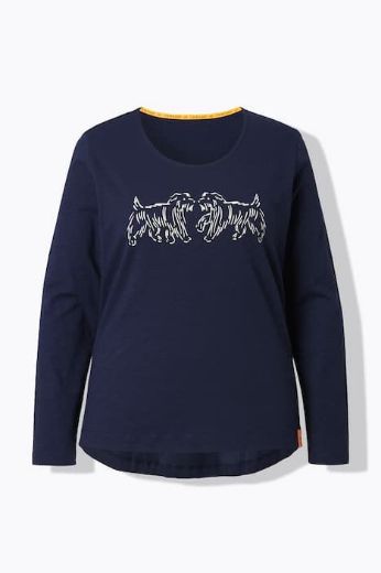 Moda za polnejše Majica dugih rukava plus velikost, xxl, Ulla Popken in Johann Popken (JP1880)