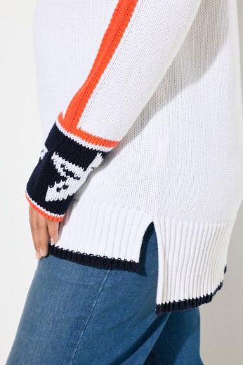 Moda za polnejše Pulover pleteni plus velikost, xxl, Ulla Popken in Johann Popken (JP1880)