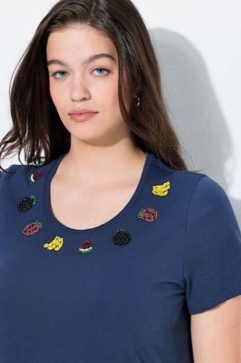 Moda za polnejše Majica kratkih rukava plus velikost, xxl, Ulla Popken in Johann Popken (JP1880)