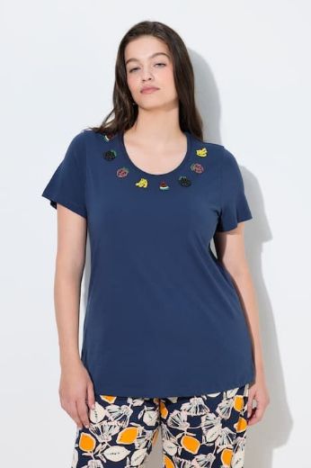 Moda za polnejše Majica kratkih rukava plus velikost, xxl, Ulla Popken in Johann Popken (JP1880)