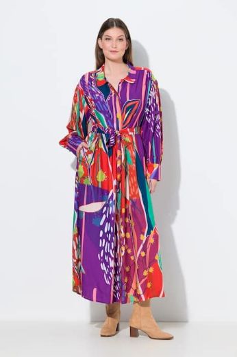 Moda za polnejše Haljina maxi dugih rukava plus velikost, xxl, Ulla Popken in Johann Popken (JP1880)