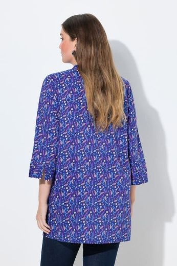 Moda za polnejše Tunika 3/4 rukava V ovratnika plus velikost, xxl, Ulla Popken in Johann Popken (JP1880)