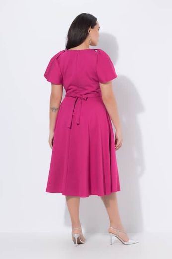 Moda za polnejše Haljina midi kratkih rukava svečana plus velikost, xxl, Ulla Popken in Johann Popken (JP1880)