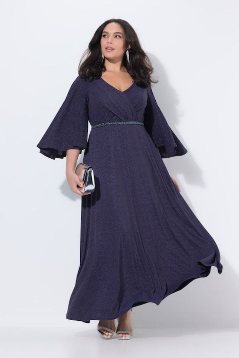 Moda za polnejše Haljina maxi svečana plus velikost, xxl, Ulla Popken in Johann Popken (JP1880)