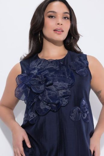 Moda za polnejše Haljina midi bez rukava plus velikost, xxl, Ulla Popken in Johann Popken (JP1880)