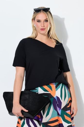 Moda za polnejše Majica kratkih rukava plus velikost, xxl, Ulla Popken in Johann Popken (JP1880)