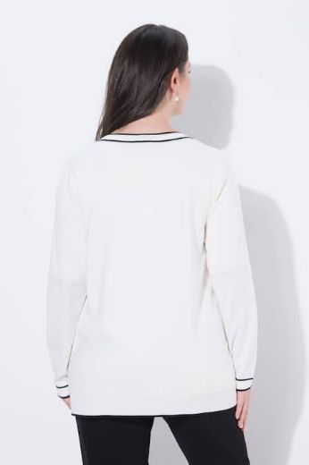 Moda za polnejše Kardigan na kopčanje plus velikost, xxl, Ulla Popken in Johann Popken (JP1880)