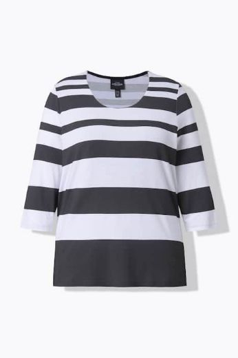 Moda za polnejše Majica 3/4 rukava plus velikost, xxl, Ulla Popken in Johann Popken (JP1880)