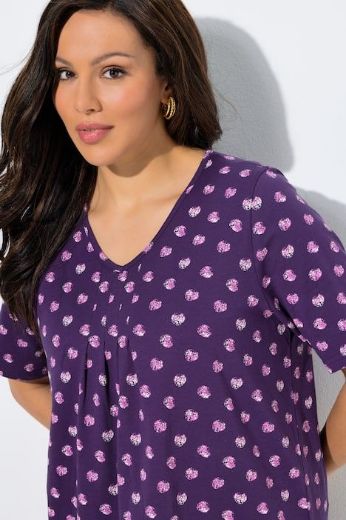 Moda za polnejše Majica kratkih rukava dužeg A kroja plus velikost, xxl, Ulla Popken in Johann Popken (JP1880)