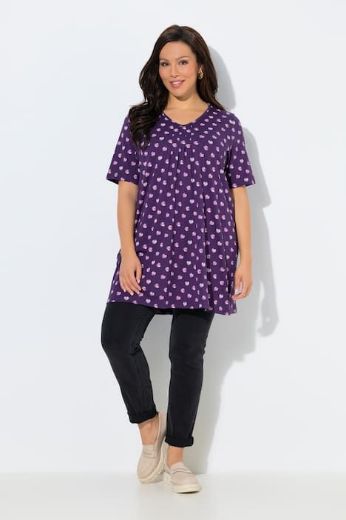 Moda za polnejše Majica kratkih rukava dužeg A kroja plus velikost, xxl, Ulla Popken in Johann Popken (JP1880)