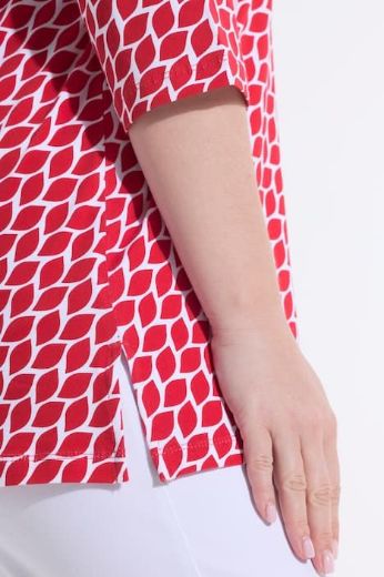 Moda za polnejše Majica 3/4 rukava A kroja plus velikost, xxl, Ulla Popken in Johann Popken (JP1880)