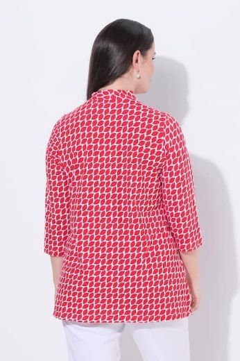 Moda za polnejše Majica 3/4 rukava A kroja plus velikost, xxl, Ulla Popken in Johann Popken (JP1880)