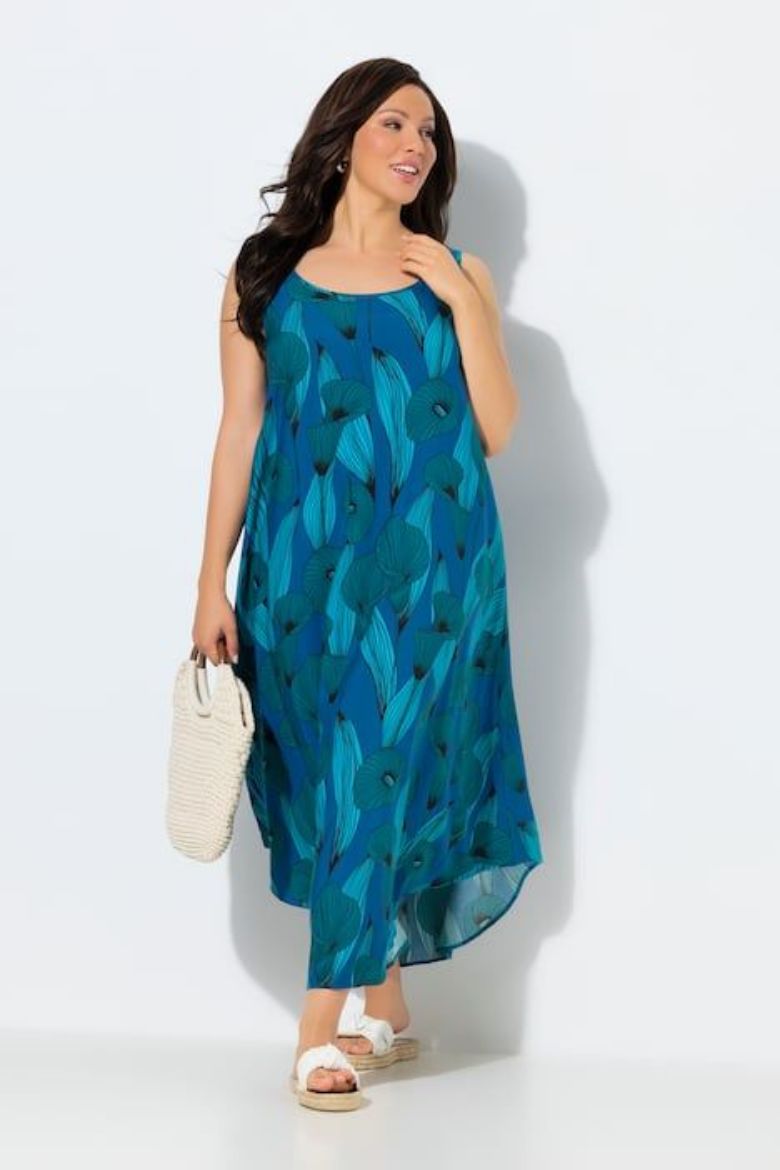 Moda za polnejše Haljina maxi bez rukava plus velikost, xxl, Ulla Popken in Johann Popken (JP1880)