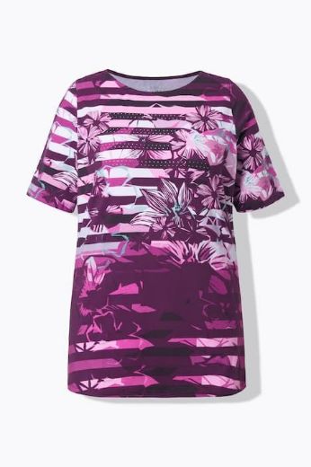 Moda za polnejše Majica kratkih rukava plus velikost, xxl, Ulla Popken in Johann Popken (JP1880)