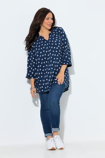 Moda za polnejše Tunika 3/4 rukava plus velikost, xxl, Ulla Popken in Johann Popken (JP1880)