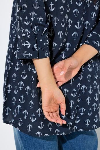 Moda za polnejše Tunika 3/4 rukava plus velikost, xxl, Ulla Popken in Johann Popken (JP1880)