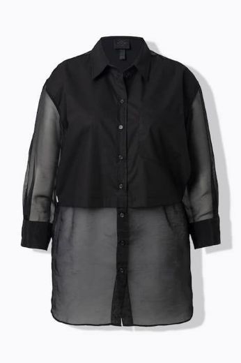 Moda za polnejše Košulja dugih rukava plus velikost, xxl, Ulla Popken in Johann Popken (JP1880)