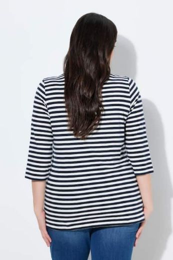 Moda za polnejše Majica 3/4 rukava V ovratnika plus velikost, xxl, Ulla Popken in Johann Popken (JP1880)