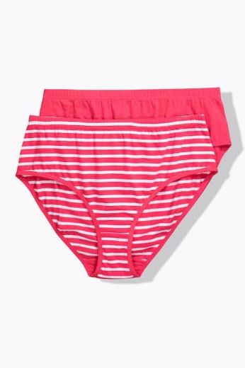 Moda za polnejše Gaćice midi 2 komada plus velikost, xxl, Ulla Popken in Johann Popken (JP1880)