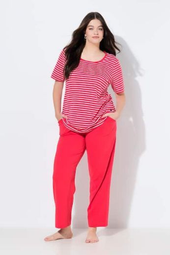 Moda za polnejše Pidžama kratkih rukava i dugih nogavica plus velikost, xxl, Ulla Popken in Johann Popken (JP1880)