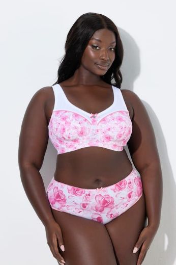 Moda za polnejše Grudnjak bez žice širokih naramenica plus velikost, xxl, Ulla Popken in Johann Popken (JP1880)