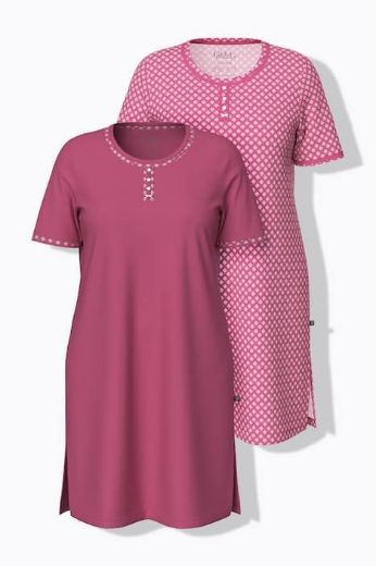 Moda za polnejše Spavaćica kratkih rukava 2 komada plus velikost, xxl, Ulla Popken in Johann Popken (JP1880)