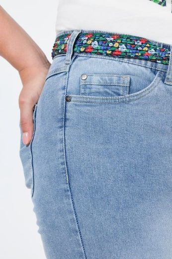 Moda za polnejše Traperice uskih nogavica plus velikost, xxl, Ulla Popken in Johann Popken (JP1880)