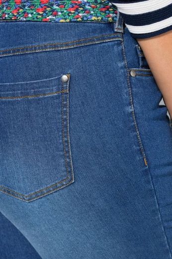 Moda za polnejše Traperice uskih nogavica plus velikost, xxl, Ulla Popken in Johann Popken (JP1880)