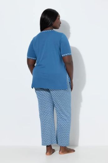 Moda za polnejše Pidžama kratkih rukava i dugih nogavica plus velikost, xxl, Ulla Popken in Johann Popken (JP1880)