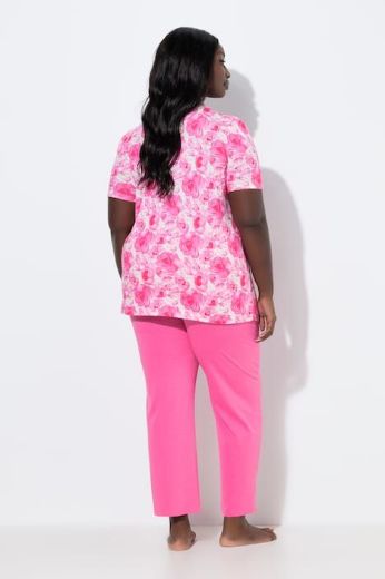 Moda za polnejše Pidžama kratkih rukava i dugih nogavica plus velikost, xxl, Ulla Popken in Johann Popken (JP1880)