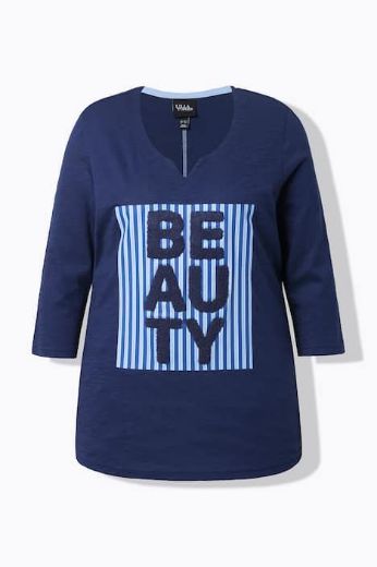 Moda za polnejše Majica 3/4 rukava plus velikost, xxl, Ulla Popken in Johann Popken (JP1880)