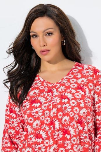 Moda za polnejše Majica 3/4 rukava A kroja plus velikost, xxl, Ulla Popken in Johann Popken (JP1880)