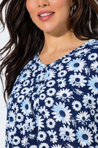 Moda za polnejše Majica 3/4 rukava A kroja plus velikost, xxl, Ulla Popken in Johann Popken (JP1880)