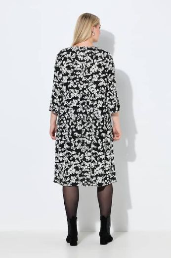 Moda za polnejše Haljina midi 3/4 rukava plus velikost, xxl, Ulla Popken in Johann Popken (JP1880)