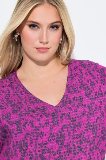 Moda za polnejše Haljina midi 3/4 rukava plus velikost, xxl, Ulla Popken in Johann Popken (JP1880)