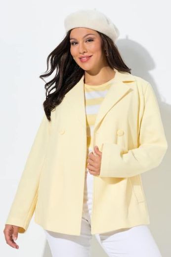 Moda za polnejše Kaput kraćeg kroja od flisa plus velikost, xxl, Ulla Popken in Johann Popken (JP1880)