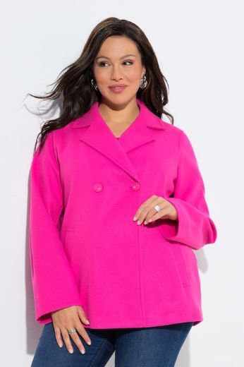 Moda za polnejše Kaput kraćeg kroja od flisa plus velikost, xxl, Ulla Popken in Johann Popken (JP1880)