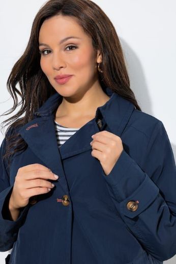 Moda za polnejše Jakna na kopčanje A kroja plus velikost, xxl, Ulla Popken in Johann Popken (JP1880)