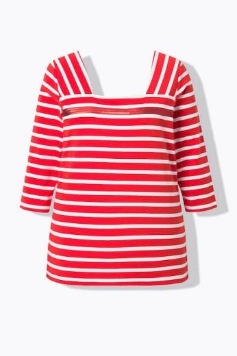 Moda za polnejše Majica 3/4 rukava plus velikost, xxl, Ulla Popken in Johann Popken (JP1880)