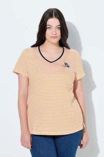 Moda za polnejše Majica kratkih rukava V ovratnika plus velikost, xxl, Ulla Popken in Johann Popken (JP1880)