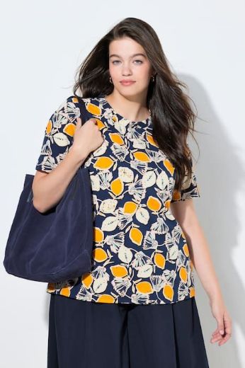 Moda za polnejše Majica kratkih rukava plus velikost, xxl, Ulla Popken in Johann Popken (JP1880)