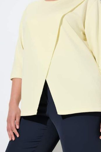 Moda za polnejše Majica 3/4 rukava asimetričnog kroja plus velikost, xxl, Ulla Popken in Johann Popken (JP1880)