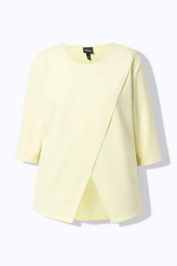 Moda za polnejše Majica 3/4 rukava asimetričnog kroja plus velikost, xxl, Ulla Popken in Johann Popken (JP1880)