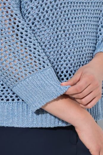 Moda za polnejše Pulover 3/4 rukava plus velikost, xxl, Ulla Popken in Johann Popken (JP1880)