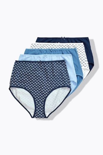 Moda za polnejše Gaćice maxi 5 komada plus velikost, xxl, Ulla Popken in Johann Popken (JP1880)