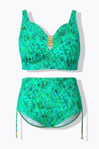 Moda za polnejše Kupaći kostim dvodijelni plus velikost, xxl, Ulla Popken in Johann Popken (JP1880)