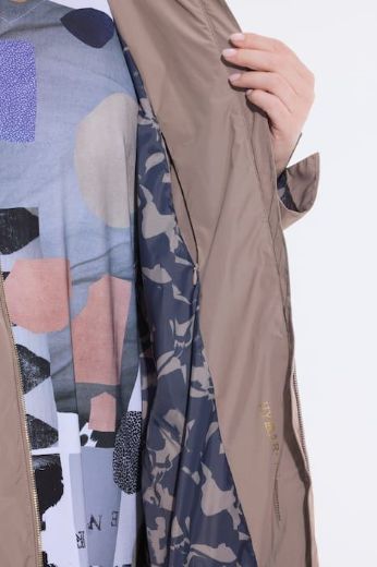 Moda za polnejše Jakna vodoodbojna dužeg A kroja plus velikost, xxl, Ulla Popken in Johann Popken (JP1880)