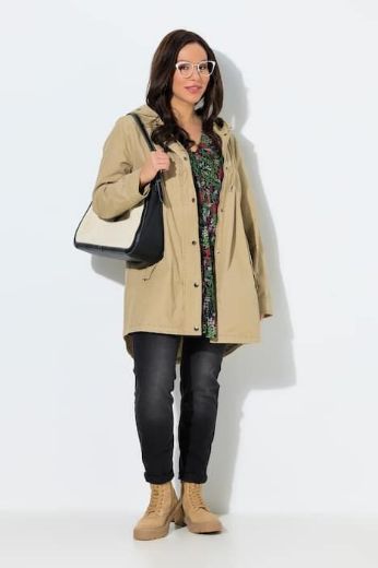 Moda za polnejše Parka s kapuljačom A kroja plus velikost, xxl, Ulla Popken in Johann Popken (JP1880)